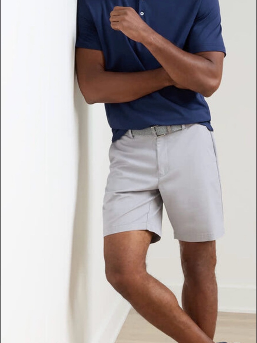 Peter Millar Crown Comfort Short in Mountain Grey SZ 35 - Picture 2 of 7
